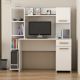 HANAH HOME Radni sto sa policama Merry, bela - EP3057767