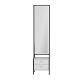 HANAH HOME Sto za šminkanje Elegante, bela/crna - 506MNR3410