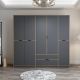HANAH HOME Ormar Elina 8164, braon/antracit - 506MNR3731