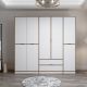 HANAH HOME Ormar Elina 8167, bela/braon - 506MNR3732