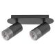 Rabalux Zidna lampa Zircon GU10 2X MAX 5W mat crno (5070) - 5070