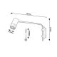 Rabalux Zidna lampa Zircon GU10 1X MAX 5W mat crno (5072) - 5072