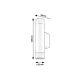 Rabalux Zidna lampa Zircon GU10 2X MAX 5W mat crno (5073) - 5073