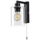 Rabalux Zidna lampa Miroslaw E27 1x MAX 40W mat crno (5077) - 5077