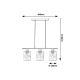 Rabalux Visilica Miroslaw E27 3x MAX 40W mat crno (5078) - 5078