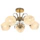 Rabalux Plafonjera Fauna E27 5x MAX 40W zlatna (5099) - 5099