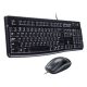 LOGITECH Žična tastatura i miš MK120 US, crni - 5099206020665
