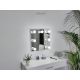 DURA Ogledalo za šminkanje Bez Rama 50x50 sa 7 LED sijalica Frameless MakeUp mirror kozmetičko Frizer - DURA1532
