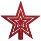 Novogodišnji ukras vrh za jelku Zvezda, zlatna - 51-613000