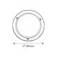 Rabalux Plafonjera Ufo E27 1x MAX 60W hrom (5113) - 5113