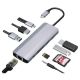 OSTALO Gembird A-CM-COMBO9-06 USB-C 9-in-1 multi-port RJ45+USB3.0+SD+USB-C+HDMI+USB2.0 - EP3127161