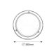 Rabalux Plafonjera Ufo E27 2x MAX 60W hrom (5143) - 5143