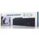 GEMBIRD KB-UM-104 ** Multimedijalna tastatura US layout black USB(449) - 101271