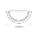 Rabalux Zidna lampa Ufo E27 1x MAX 60W crna (5163) - 5163