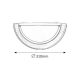 Rabalux Zidna lampa Ufo E27 1x MAX 60W hrom (5173) - 5173