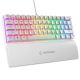 RAMPAGE Tastatura žična gaming PLOWER K60 mehanička plavi switch bela 37254 - EP3097959