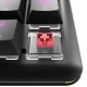 RAMPAGE Tastatura žična gaming REBEL Low Profile mehanička crveni switch 38868 - EP3098112