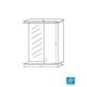 LINNI Ogledalo sa ormarićem 51cm MDF CLASSIC - 8606107484297