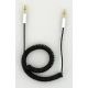 HAMA Kabl spiralni, 3.5mm na 3.5mm, crna - 93775