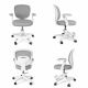 MODUL Radna stolica Ergokid siva oc-939 - EP3127951
