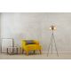 OPVIQ Podna lampa Can NT 113, crna/zlatna - EP3008239