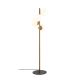 OPVIQ Podna lampa Faze NT 115, zlatna/bela - EP3008242
