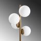 OPVIQ Podna lampa Faze NT 115, zlatna/bela - EP3008242