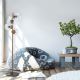 OPVIQ Podna lampa Faze NT 116, zlatna/providna - EP3008245