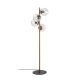 OPVIQ Podna lampa Faze NT 116, zlatna/providna - EP3008245