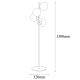 OPVIQ Podna lampa Faze NT 116, zlatna/providna - EP3008245