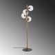 OPVIQ Podna lampa Faze NT 116, zlatna/providna - EP3008245