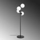 OPVIQ Podna lampa Faze NT-115-1, crna/bela - EP3008248