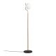 OPVIQ Podna lampa Tulip 13816, zlatna/bela - EP3008254