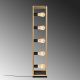 OPVIQ Podna lampa Kafes 13745, zlatna - EP3008257