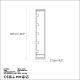 OPVIQ Podna lampa Kafes 13745, zlatna - EP3008257