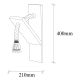 OPVIQ Zidna lampa Erebos 115-A, braon - EP3008263