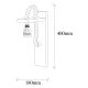 OPVIQ Zidna lampa Erebos 118-A, braon - EP3008269