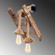 OPVIQ Zidna lampa Erebos 120-A, braon - EP3008275