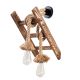 OPVIQ Zidna lampa Erebos 120-A, braon - EP3008275