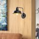 OPVIQ Zidna lampa Berceste 181BLACK-A, crna/zlatna - EP3008293