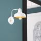 OPVIQ Zidna lampa Berceste 181WHITE-A, bela/zlatna - EP3008296