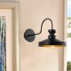 OPVIQ Zidna lampa Berceste 182BLACK-A, crna/zlatna - EP3008299