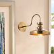 OPVIQ Zidna lampa Berceste 182VINTAGE-A, zlatna - EP3008302