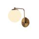 OPVIQ Zidna lampa Daisy 146-A, zlatna/bela - EP3008335