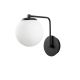 OPVIQ Zidna lampa Daisy-147-A, crna/bela - EP3008377