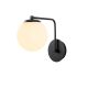 OPVIQ Zidna lampa Daisy-147-A, crna/bela - EP3008377