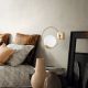 OPVIQ Zidna lampa Dolunay 3912, zlatna/bela - EP3008380