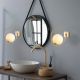 OPVIQ Zidna lampa Dolunay 3912, zlatna/bela - EP3008380