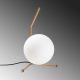 OPVIQ Stona lampa Luminar 14166, zlatna/bela - EP3008386