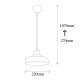 OPVIQ Luster Berceste 189VINTAGE-S, zlatna - EP3008434